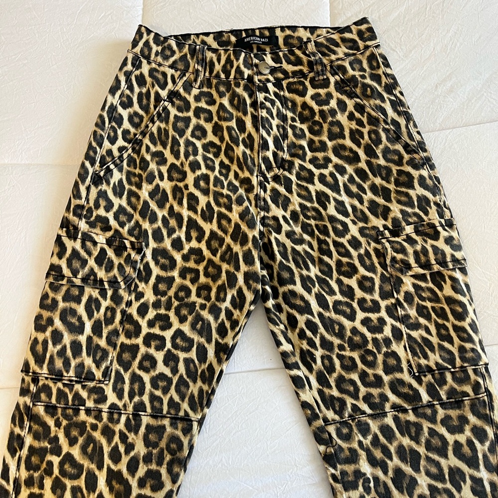 American Bazi leopard print jeans